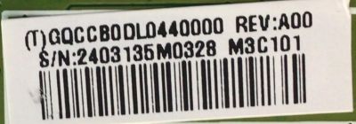 MAIN PARA MONITOR DELL / NUMERO DE PARTE GQCCB0DL044 / 715G4599-M02-000-0H4K / MODELO U2212HMC - Imagen 2